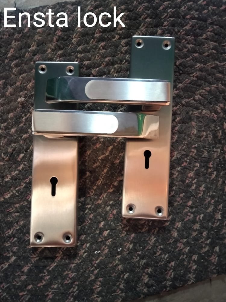 Ensta mortise lock, chrome finish